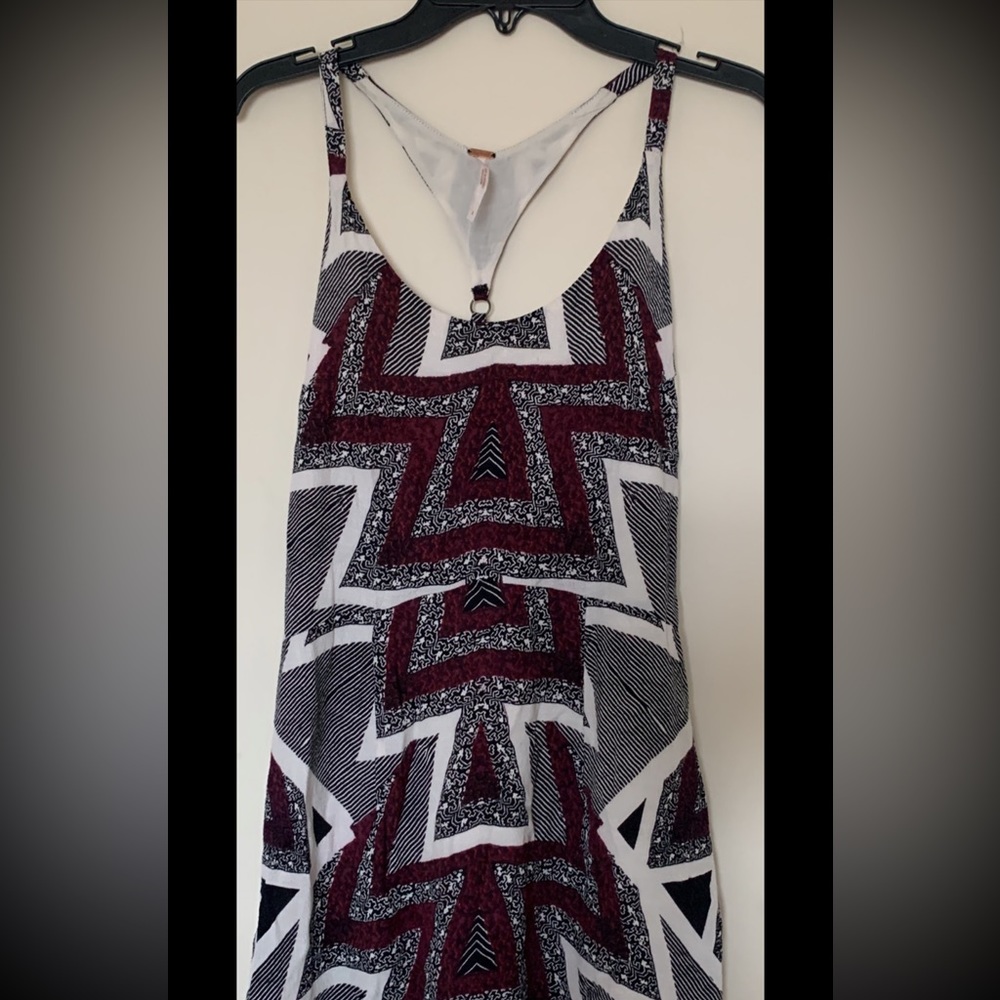 FREE PEOPLE SERVES YOU RIGHT PRINTED MAXI DRESS - Picture 5 of 14